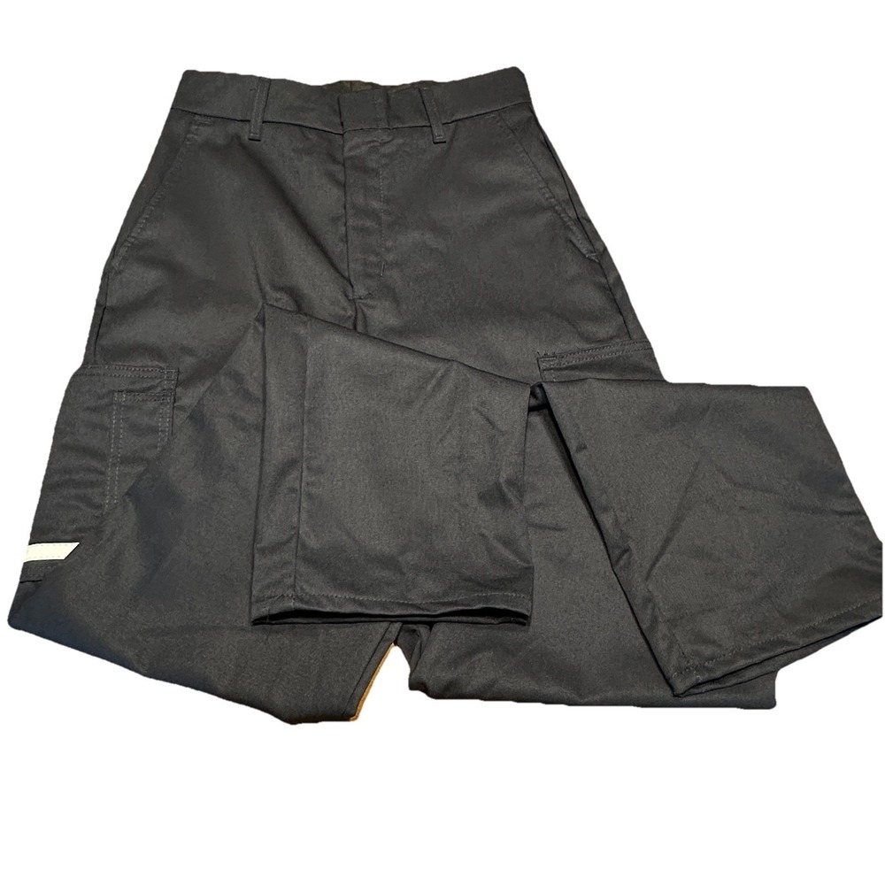 FedEx Stan Herman Image Authority Uniform Navy Reflective Stripe Pant 30x33 NWOT